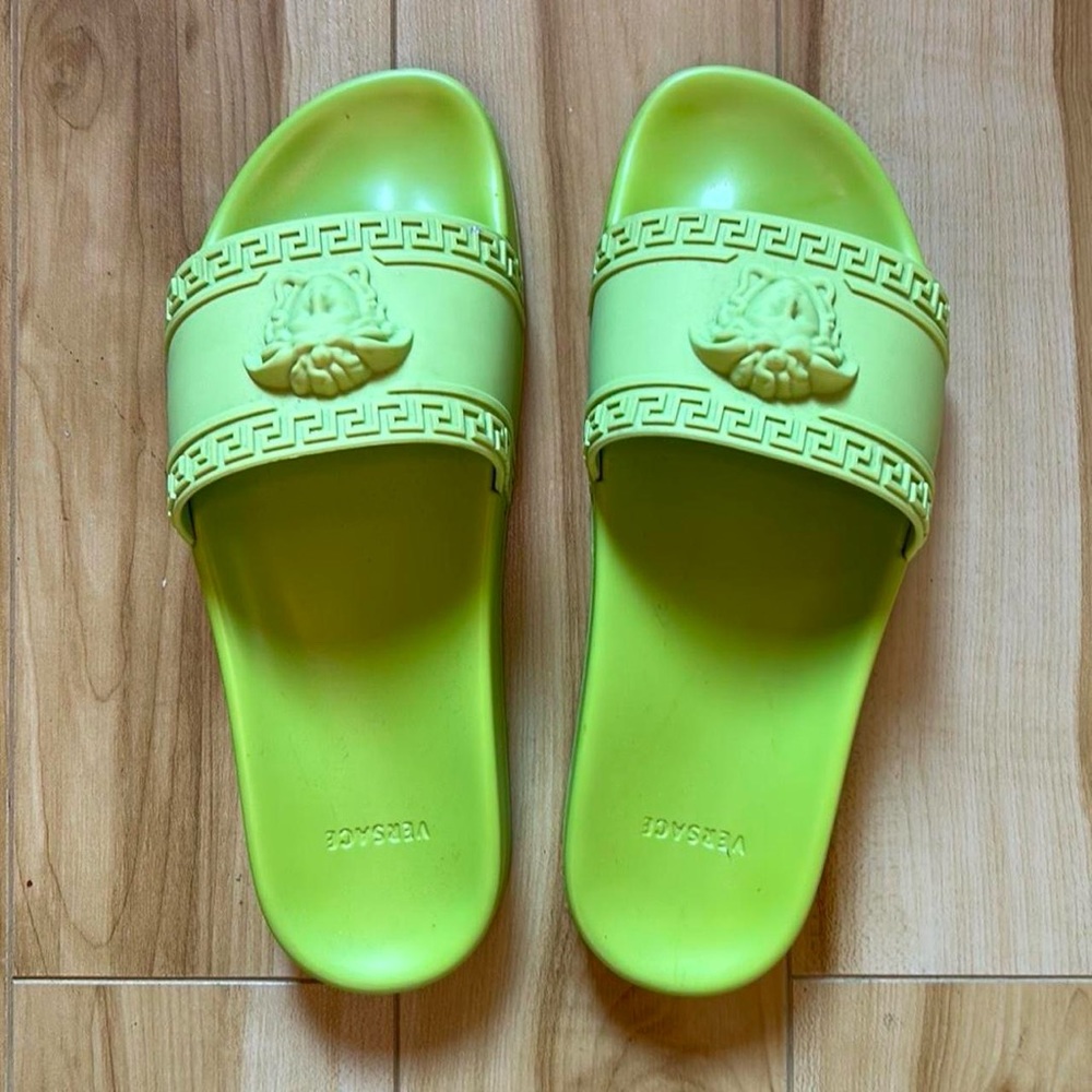 Versace Medusa Head motif slides
